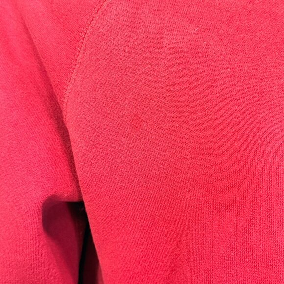 Roots Hoodie Womens L Red Cotton Zip Logo Classic Casual - Picture 5 of 14